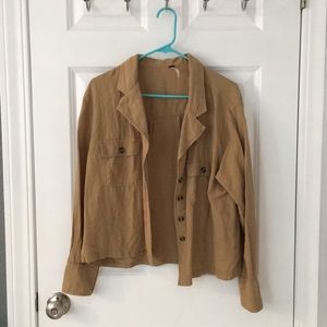 Free People Boxy Button Up